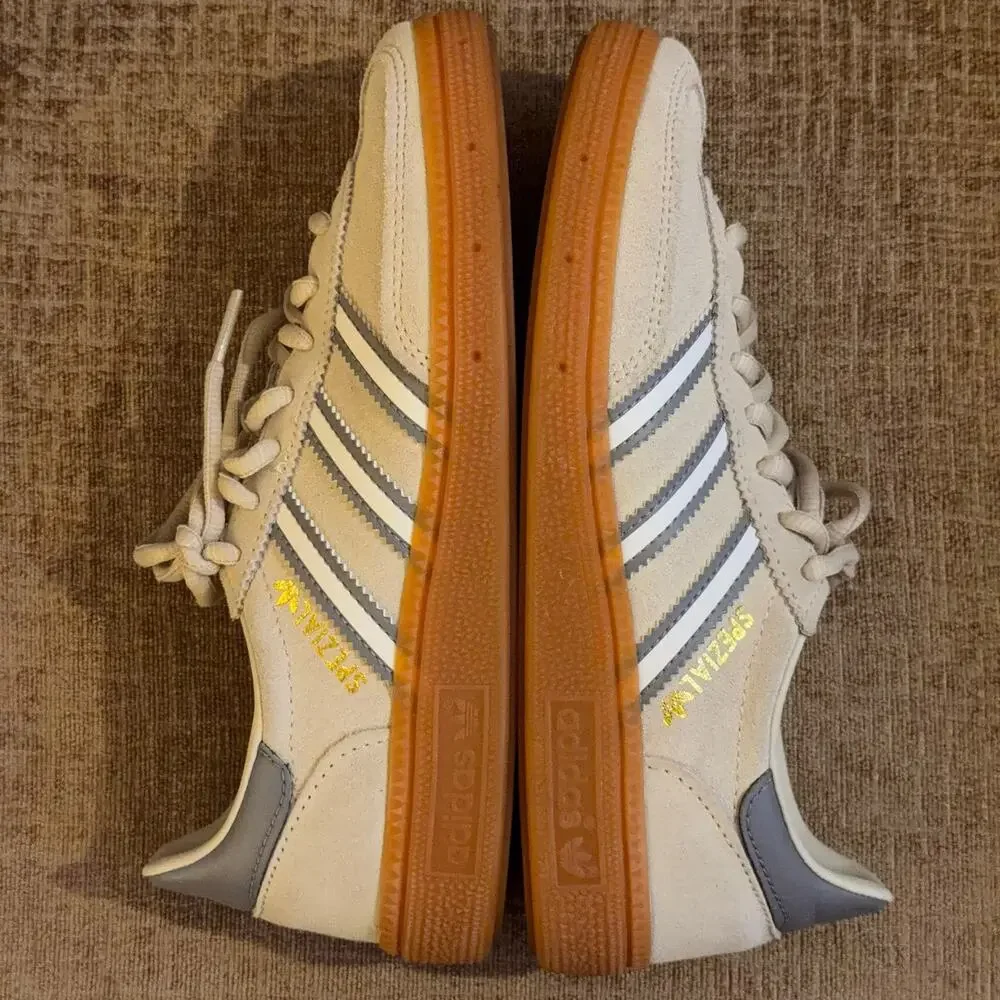 ADIDAS HANDBALL SPEZIAL 3.5 US Youth Alumina Tan White [JI0452] Addis Sneakers